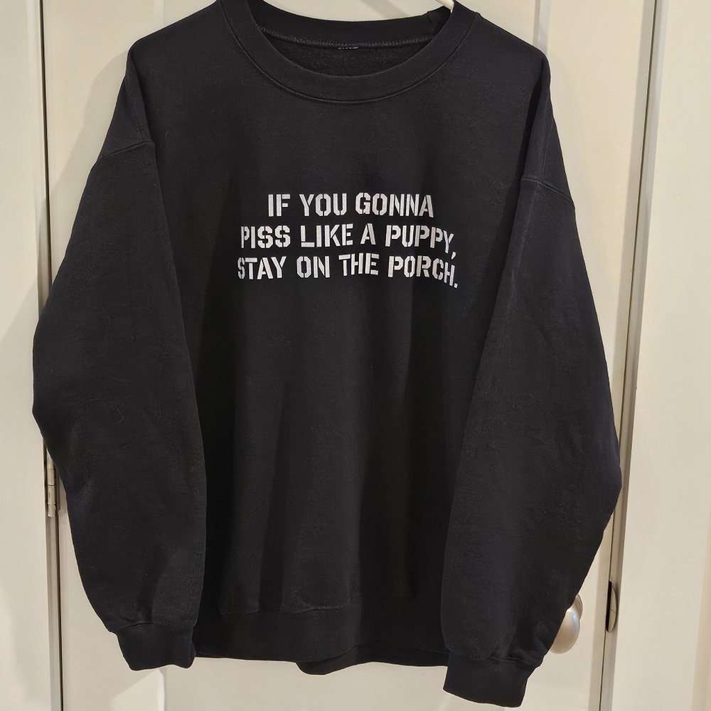 Barstool Sports Let The Big Dawgs Eat Lightweight Sweatshirt - Size Large